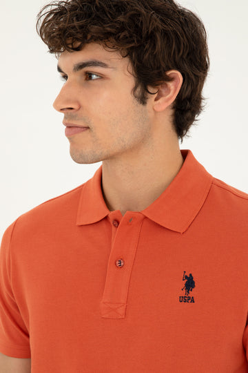 USPA Polo Shirt Men Powder VR042 USPOM257 USPA LOGO US POLO ASSN.